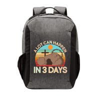 Retro Easter A Lot Can Happen In 3 Days Vector Backpack