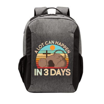 Retro Easter A Lot Can Happen In 3 Days Vector Backpack