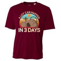 Retro Easter A Lot Can Happen In 3 Days Cooling Performance Crew T-Shirt