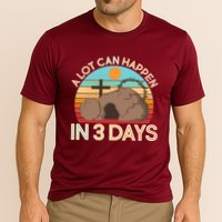 Retro Easter A Lot Can Happen In 3 Days Performance Shirt