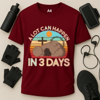 Retro Easter A Lot Can Happen In 3 Days Performance Shirt