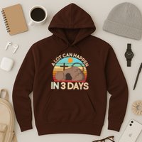Retro Easter A Lot Can Happen In 3 Days Hoodie