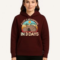 Retro Easter A Lot Can Happen In 3 Days Hoodie