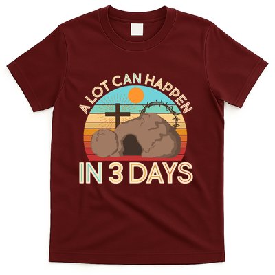 Retro Easter A Lot Can Happen In 3 Days T-Shirt