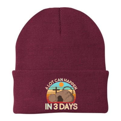 Retro Easter A Lot Can Happen In 3 Days Beanie