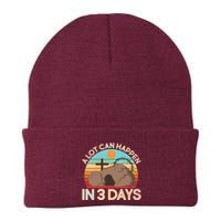 Retro Easter A Lot Can Happen In 3 Days Beanie