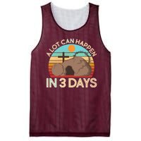 Retro Easter A Lot Can Happen In 3 Days Mesh Reversible Basketball Jersey Tank