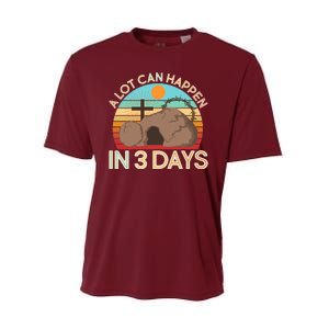 Retro Easter A Lot Can Happen In 3 Days Performance Sprint T-Shirt