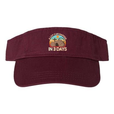 Retro Easter A Lot Can Happen In 3 Days Visor
