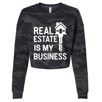 Real Estate Agent Realtor Realestate Broker Gift Cropped Pullover Crew