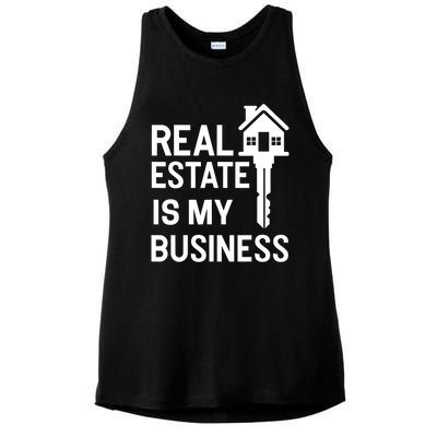 Real Estate Agent Realtor Realestate Broker Gift Ladies PosiCharge Tri-Blend Wicking Tank