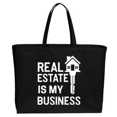 Real Estate Agent Realtor Realestate Broker Gift Cotton Canvas Jumbo Tote