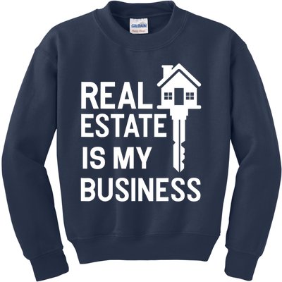 Real Estate Agent Realtor Realestate Broker Gift Kids Sweatshirt