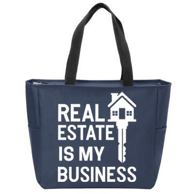 Real Estate Agent Realtor Realestate Broker Gift Zip Tote Bag