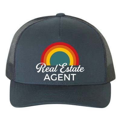 Real Estate Agent Realtor Vintage Design Yupoong Adult 5-Panel Trucker Hat