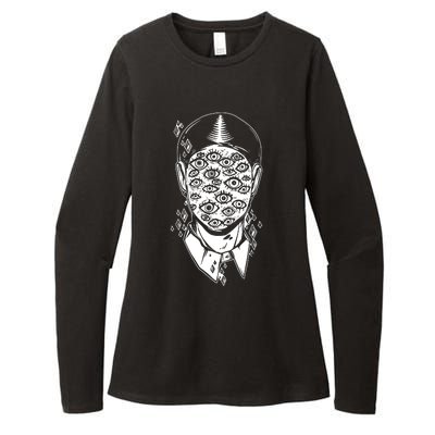 Retro Eyes Art Womens CVC Long Sleeve Shirt