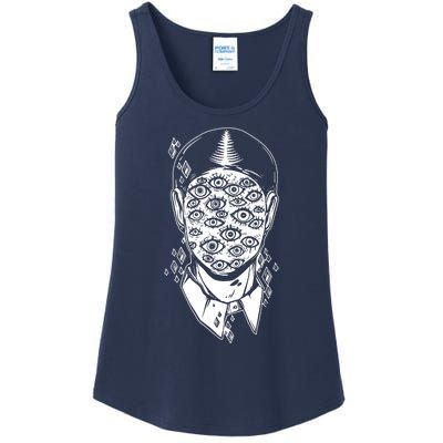 Retro Eyes Art Ladies Essential Tank