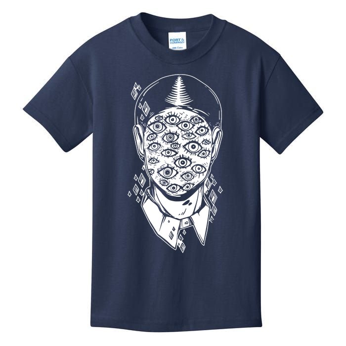 Retro Eyes Art Kids T-Shirt