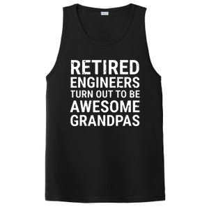 Retired Engineers Awesome Grandpas Grandfather PosiCharge Competitor Tank