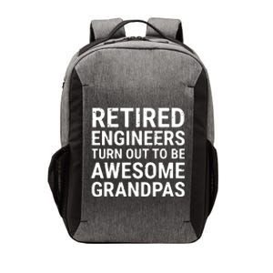 Retired Engineers Awesome Grandpas Grandfather Vector Backpack