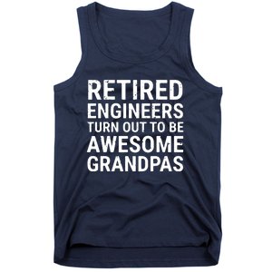 Retired Engineers Awesome Grandpas Grandfather Tank Top