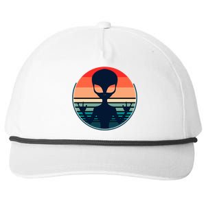 Retro Extraterrestrial Alien Gift Snapback Five-Panel Rope Hat