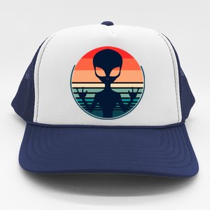 Retro Extraterrestrial Alien Gift Trucker Hat