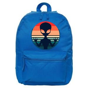 Retro Extraterrestrial Alien Gift 16 in Basic Backpack