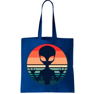 Retro Extraterrestrial Alien Gift Tote Bag