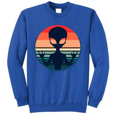 Retro Extraterrestrial Alien Gift Tall Sweatshirt