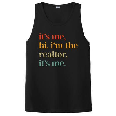 Real Estate Agent Retro Its Me Hi Im The Realtor Its Me PosiCharge Competitor Tank