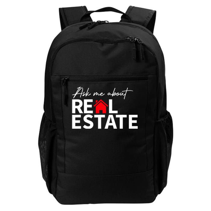 Real Estate Agent Funny Realtors Ask Me About Real Estate Daily Commute Backpack