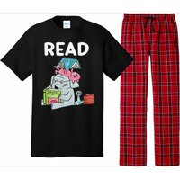 Reading Elephant And Book Lovers Friendship Pajama Set