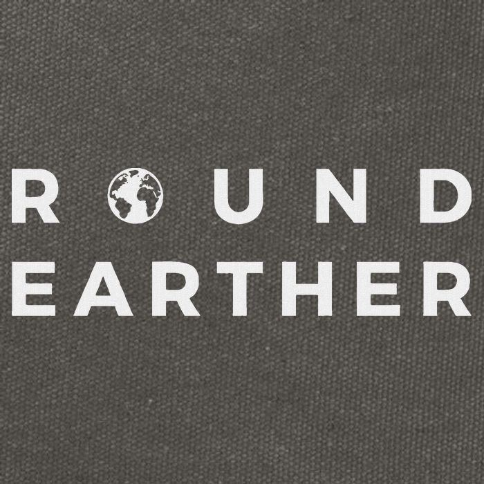 Round Earther Anti Flat Earth The Earth Is Round Cotton Canvas Backpack