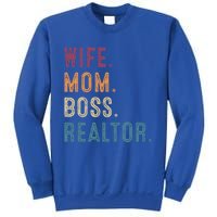 Real Estate Agent Investor Wife Mom Boss Realtor Funny Cute Gift Sweatshirt