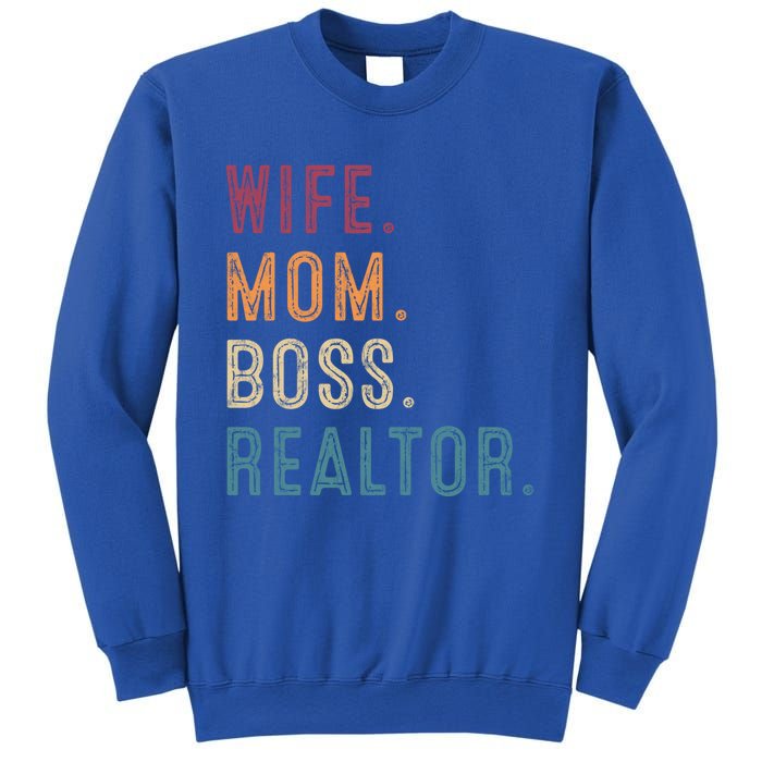 Real Estate Agent Investor Wife Mom Boss Realtor Funny Cute Gift Sweatshirt