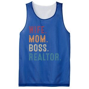 Real Estate Agent Investor Wife Mom Boss Realtor Funny Cute Gift Mesh Reversible Basketball Jersey Tank