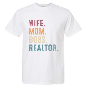 Real Estate Agent Investor Wife Mom Boss Realtor Funny Cute Gift Garment-Dyed Heavyweight T-Shirt