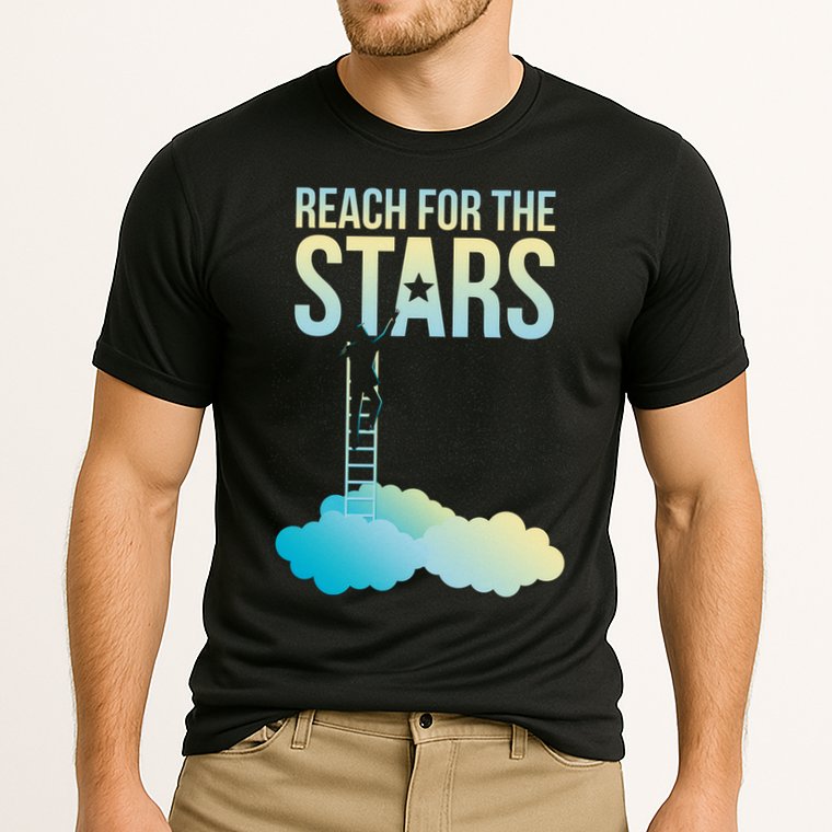 Reach For The Stars Cooling Performance Crew T-Shirt