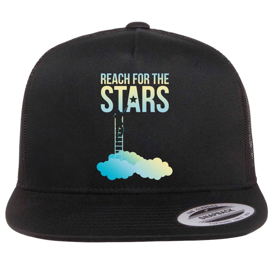 Reach For The Stars Flat Bill Trucker Hat