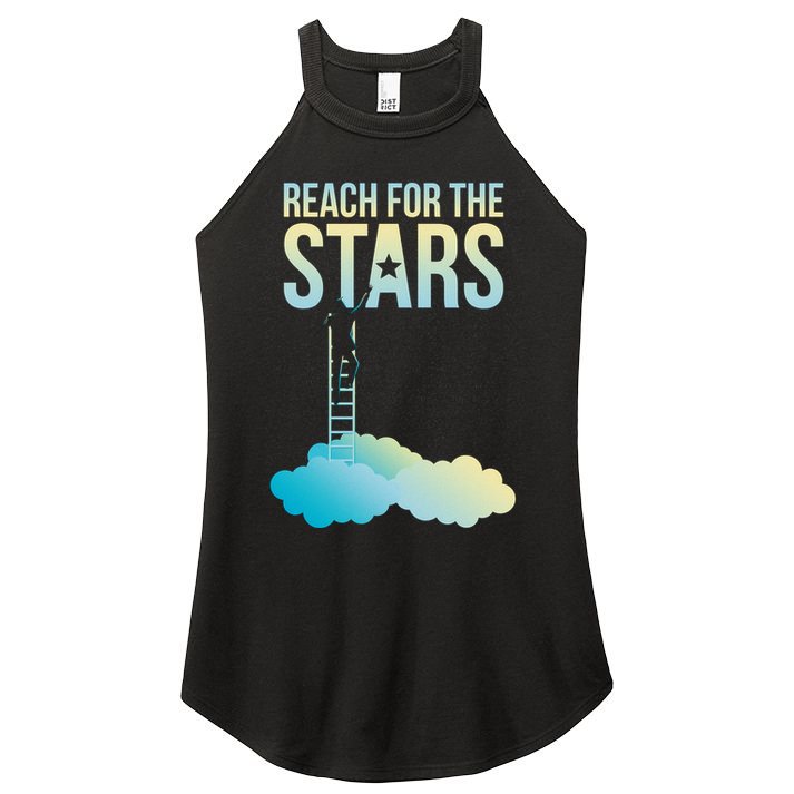 Reach For The Stars Women's Perfect Tri Rocker Tank