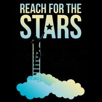 Reach For The Stars Women's V-Neck T-Shirt