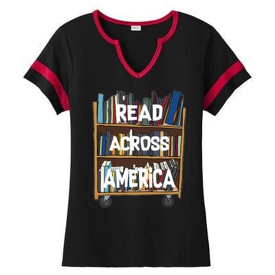 Read Across America  Ladies Halftime Notch Neck Tee