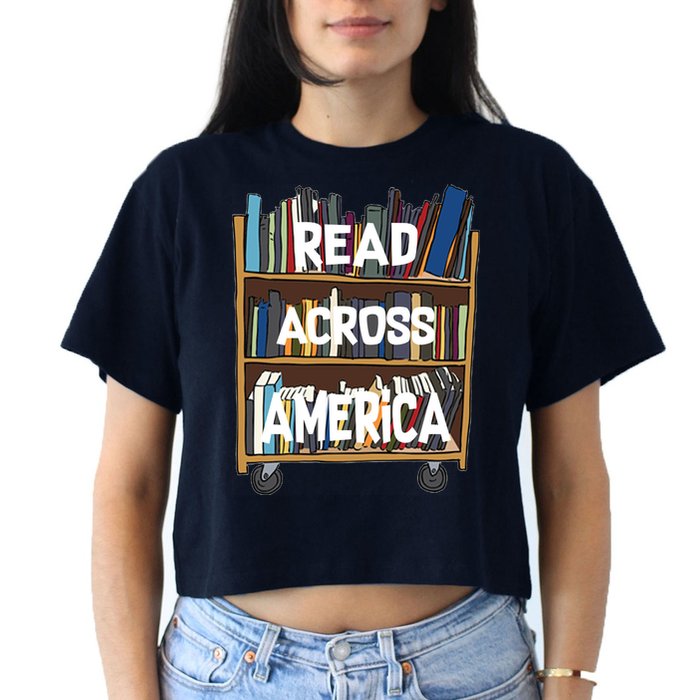 Read Across America  Women's Crop Top Tee
