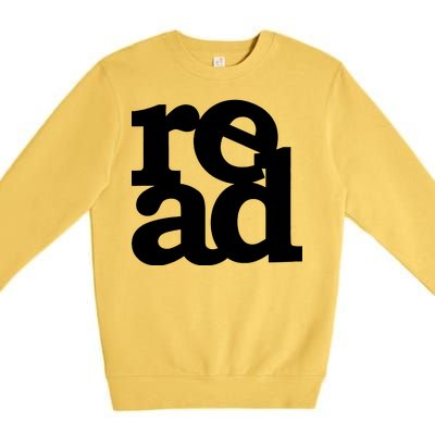 Read Logo Premium Crewneck Sweatshirt