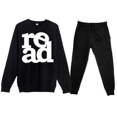 Read Logo Premium Crewneck Sweatsuit Set