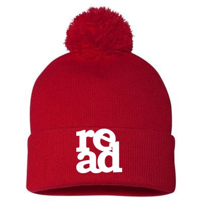Read Logo Pom Pom 12in Knit Beanie