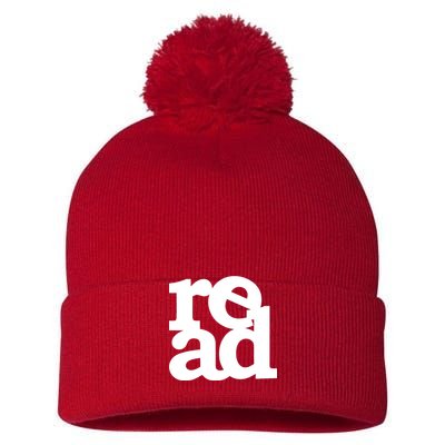 Read Logo Pom Pom 12in Knit Beanie