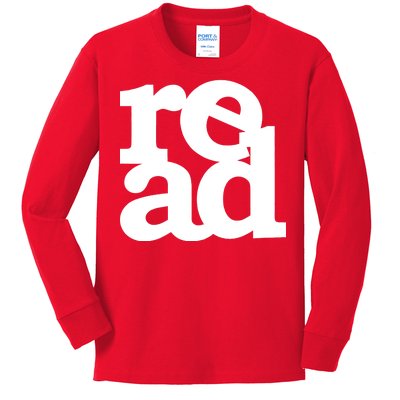 Read Logo Kids Long Sleeve Shirt