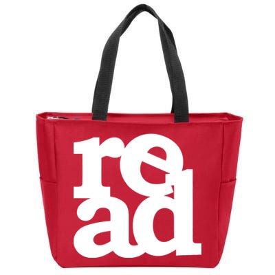 Read Logo Zip Tote Bag